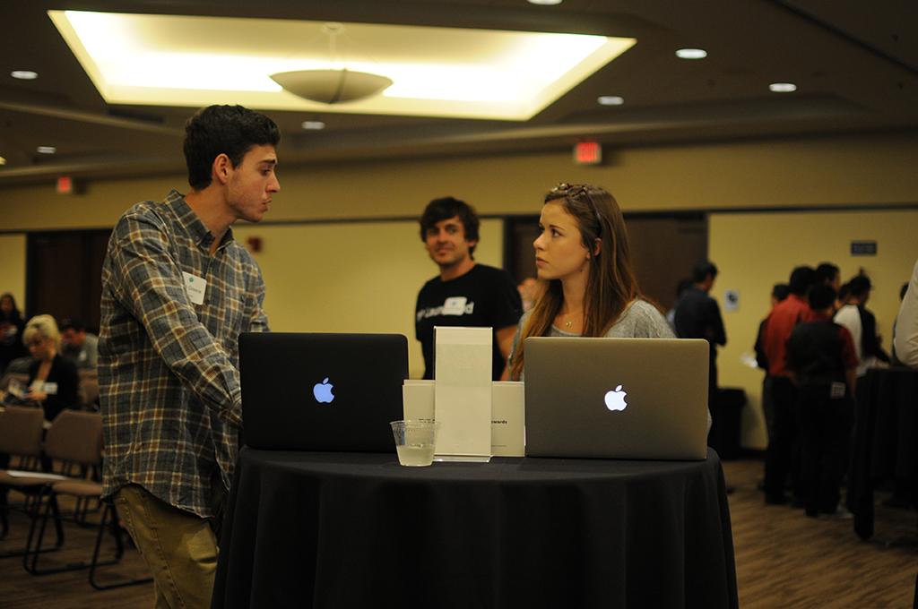 Globofund Team Tabling at the 2016 Zahn Challenge